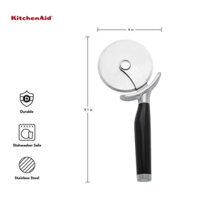 KitchenAid Classic Pizza Wheel built-in finger guard for safety during slicing