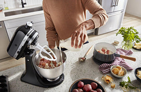 KitchenAid classic tilt-head mixer onyx black power hub enables future attachments