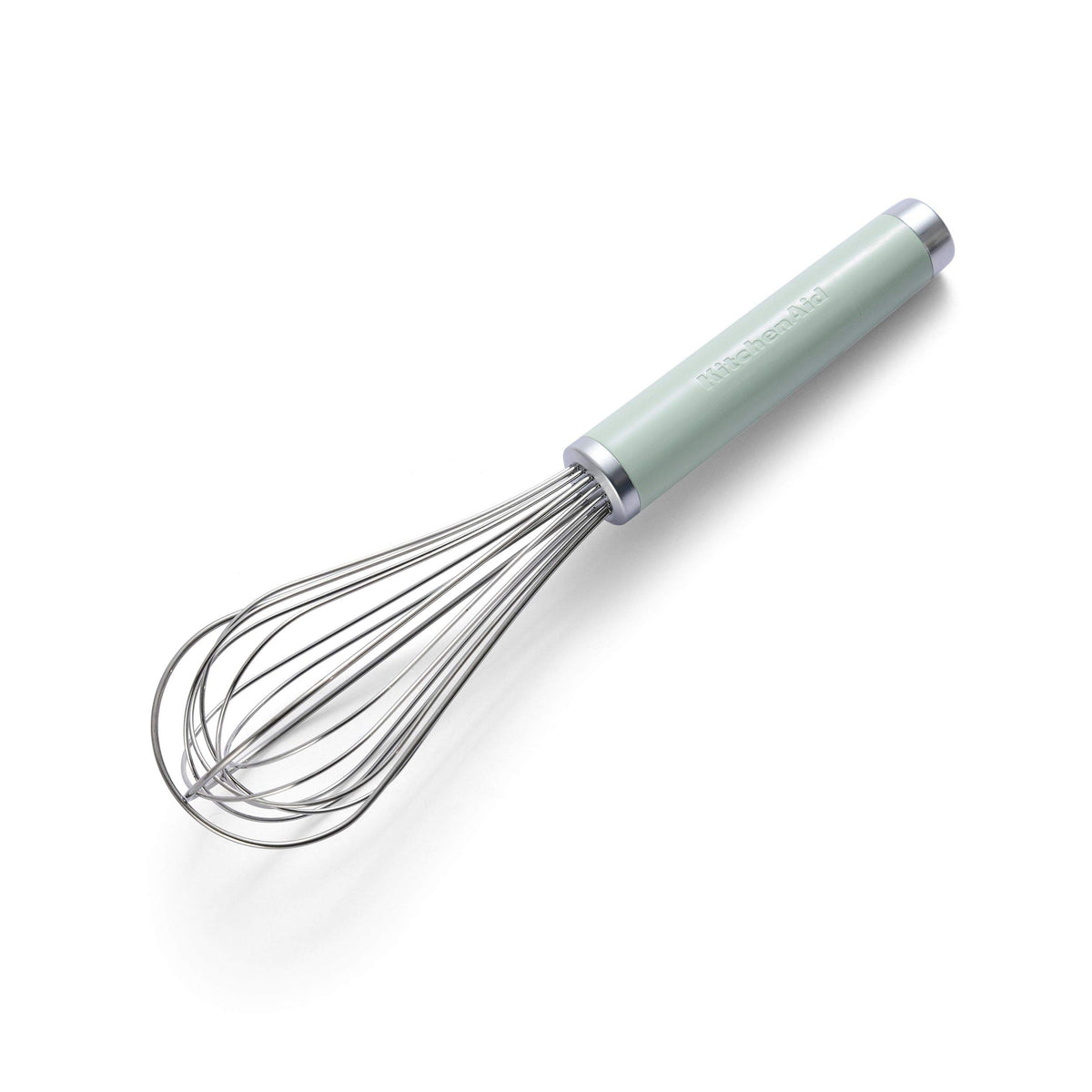 Stainless steel head of KitchenAid whisk for durable whipping