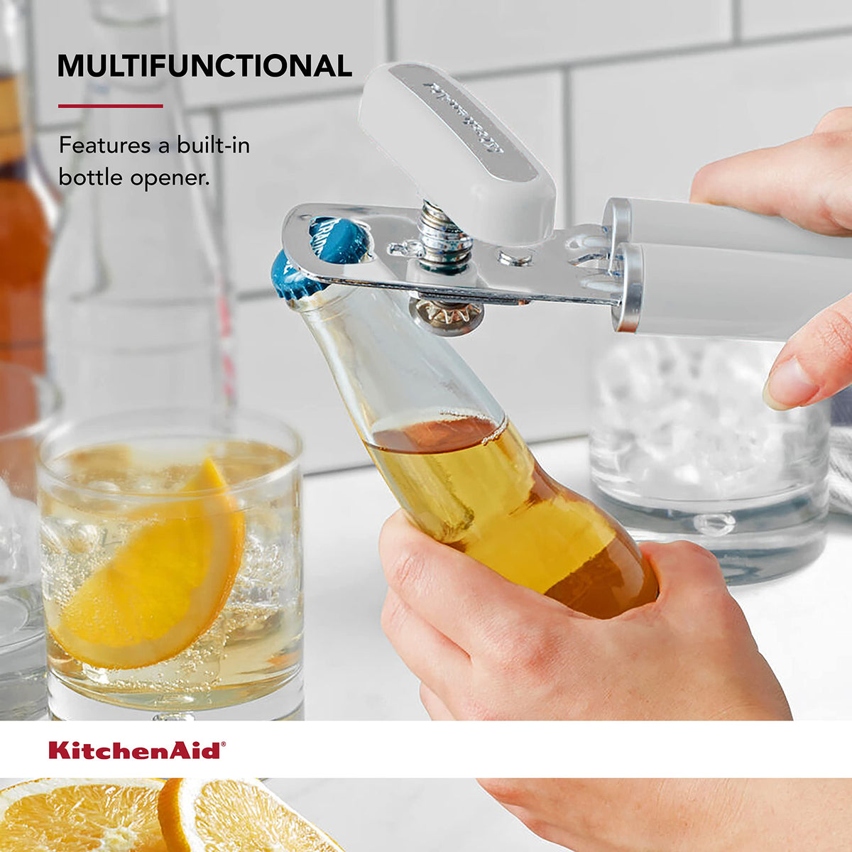 KitchenAid Classic white finish complements any kitchen while delivering durable performance.