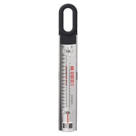KitchenAid curved thermometer paddle for candy and frying, promotes even stirring.