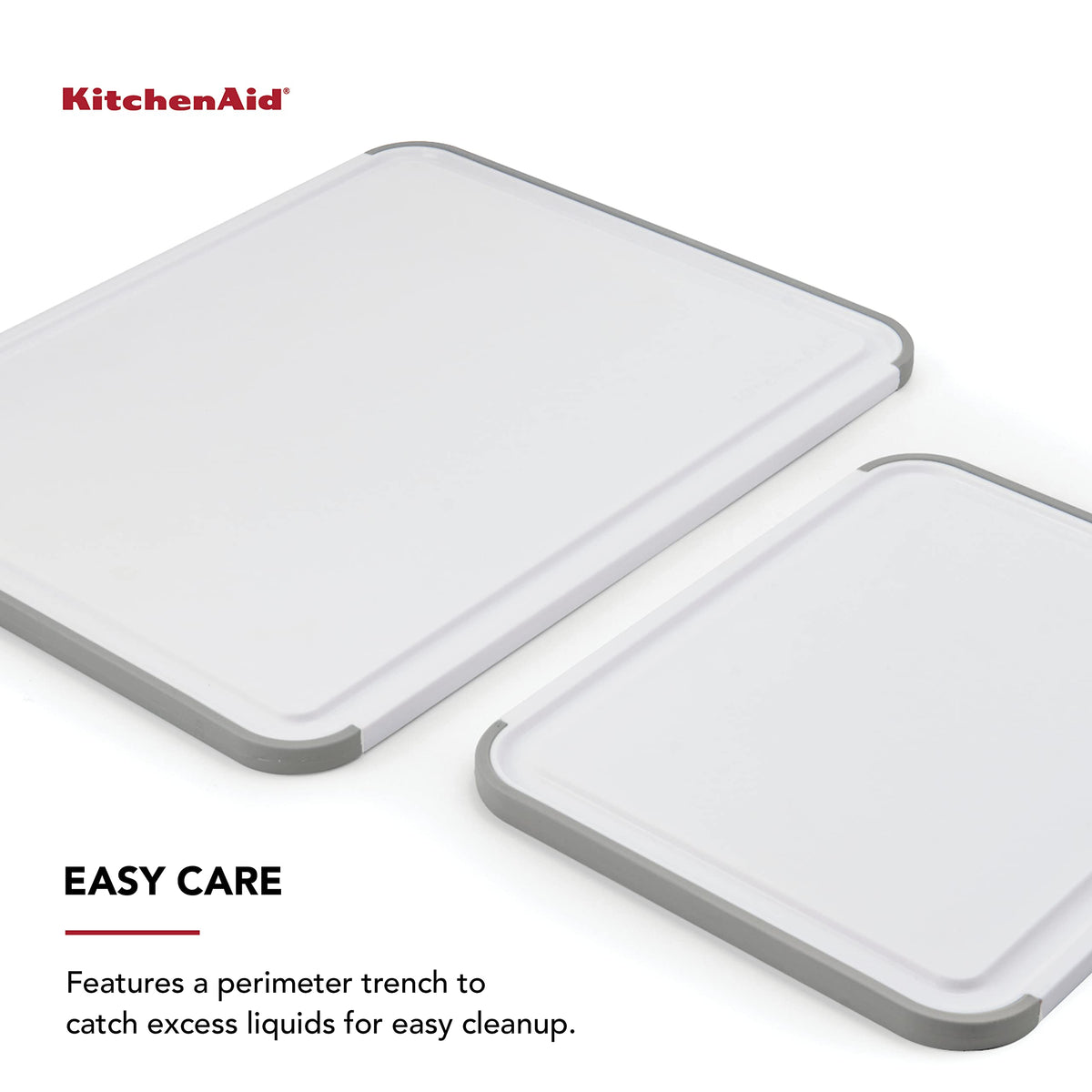 KitchenAid BPA-free polypropylene cutting board keeps blades sharp