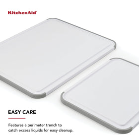KitchenAid BPA-free polypropylene cutting board keeps blades sharp