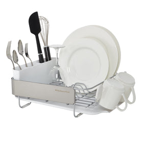 KitchenAid dish rack flatware caddy with three compartments for sorted utensils