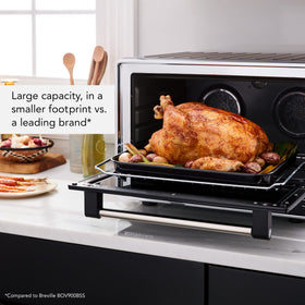 KitchenAid digital display shows preset modes and timing at a glance.