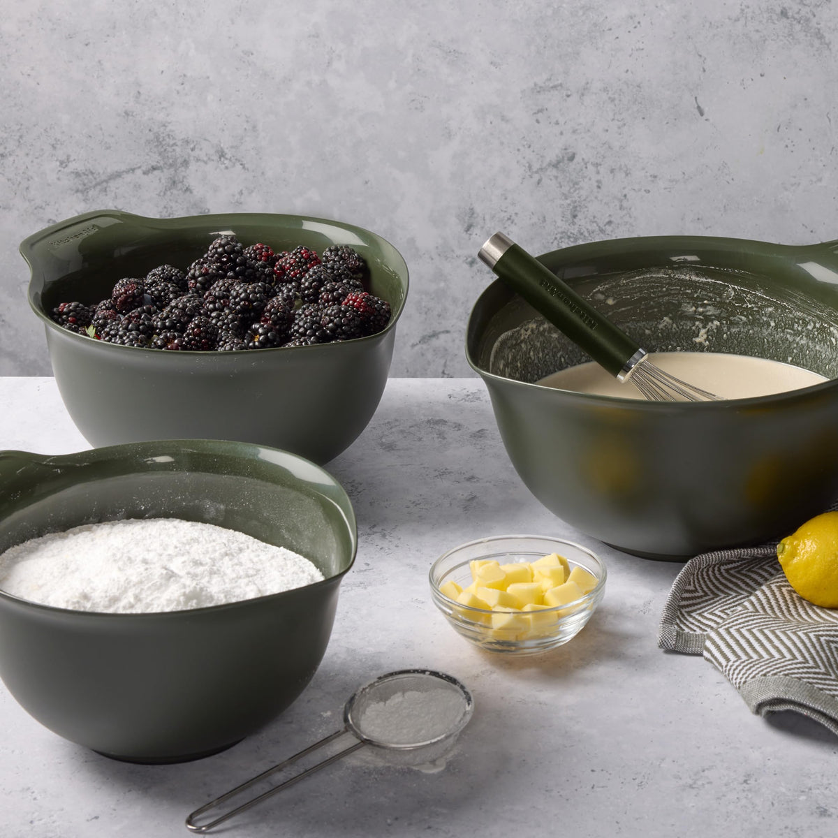 KitchenAid evergreen color adds vibrant style to prep space