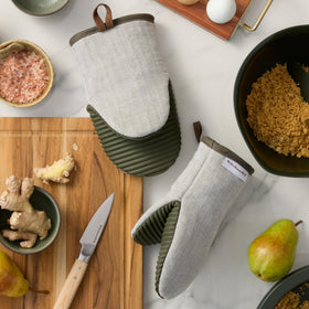 KitchenAid Evergreen vegan leather loops for hanging storage