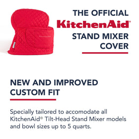 KitchenAid mixer cover ideal for frequent bakers needing neat storage.