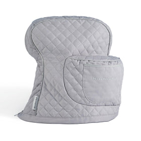 KitchenAid fitted tilt-head mixer cover with front pocket for attachments storage
