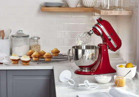 KitchenAid flat beater is dishwasher safe for quick cleanup after baking sessions