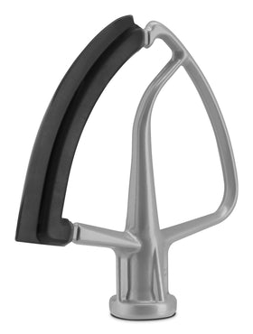 KitchenAid KFE5TS Beater speeds ingredient incorporation during mixing.