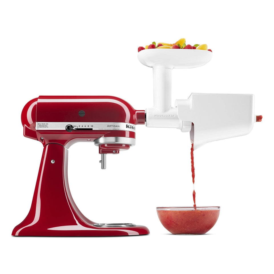 KitchenAid fruit and vegetable strainer cone delivers smooth purees and seed removal for jams.