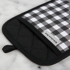 KitchenAid Gingham interior shows padded lining for insulation.