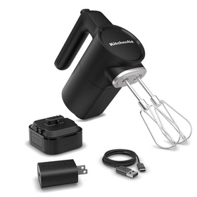 KitchenAid Go cordless hand mixer with battery included for flexible cooking anywhere