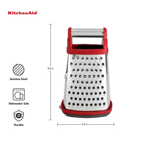 Fine-blade surface ideal for zesting citrus and delicate cheeses