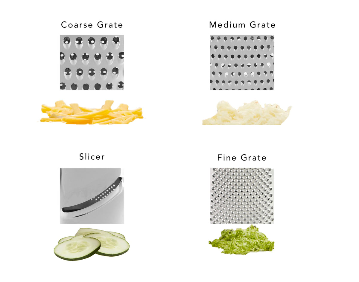 Slicing blade for even slices of cheese or vegetables