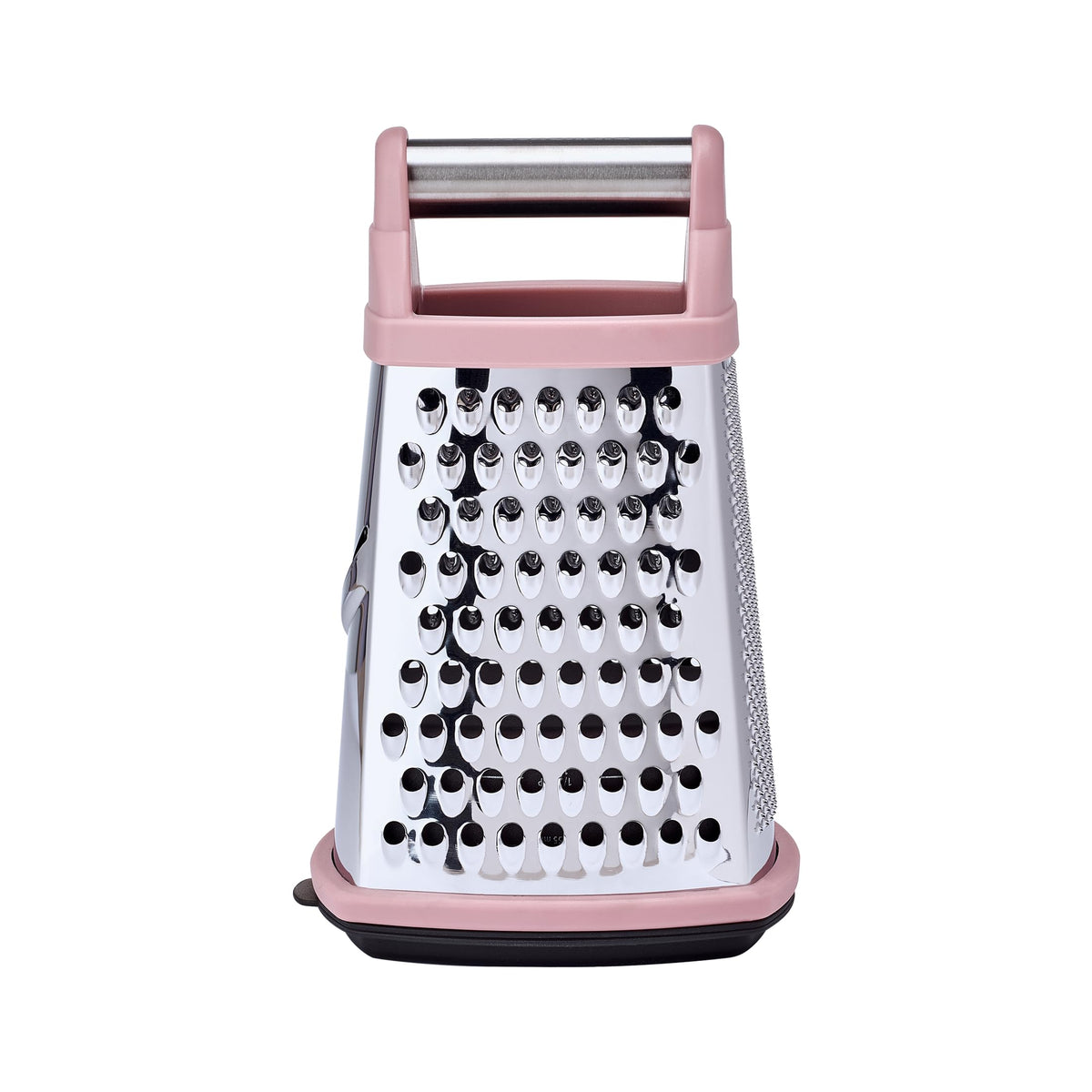 KitchenAid Gourmet Box Grater stainless-steel surface ensures durable, long-lasting grating.