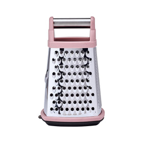 KitchenAid Gourmet Box Grater stainless-steel surface ensures durable, long-lasting grating.