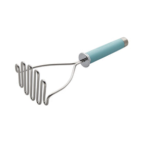 KitchenAid Gourmet wire masher Aqua Sky handle for comfortable mashing