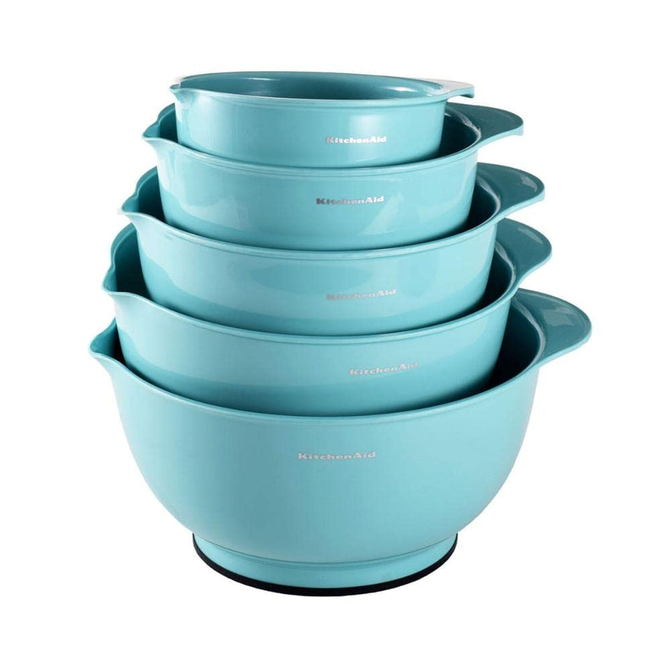 KitchenAid KE178OSAQA classic mixing bowls with non-slip bases for stable mixing