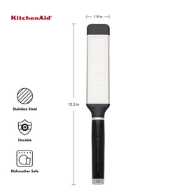 KitchenAid KE321OHOBA durable stainless steel head stays sharp for fast grating
