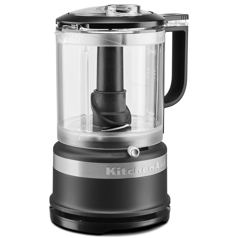 KitchenAid KFC0516BM 5-cup work bowl for precise chopping and easy pouring.