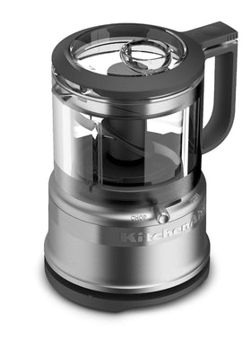 KitchenAid KFC3516CU locking blade enables precise mincing and smooth purees.
