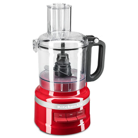 KitchenAid KFP0718ER Empire Red front view showing bold color and compact design for everyday prep