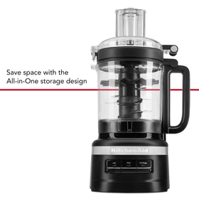 KitchenAid KFP0921 lid with 2-in-1 feed tube for easy loading.