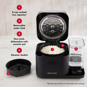 KitchenAid KGC3155 delayed cook lets you schedule meals up to 24 hours.
