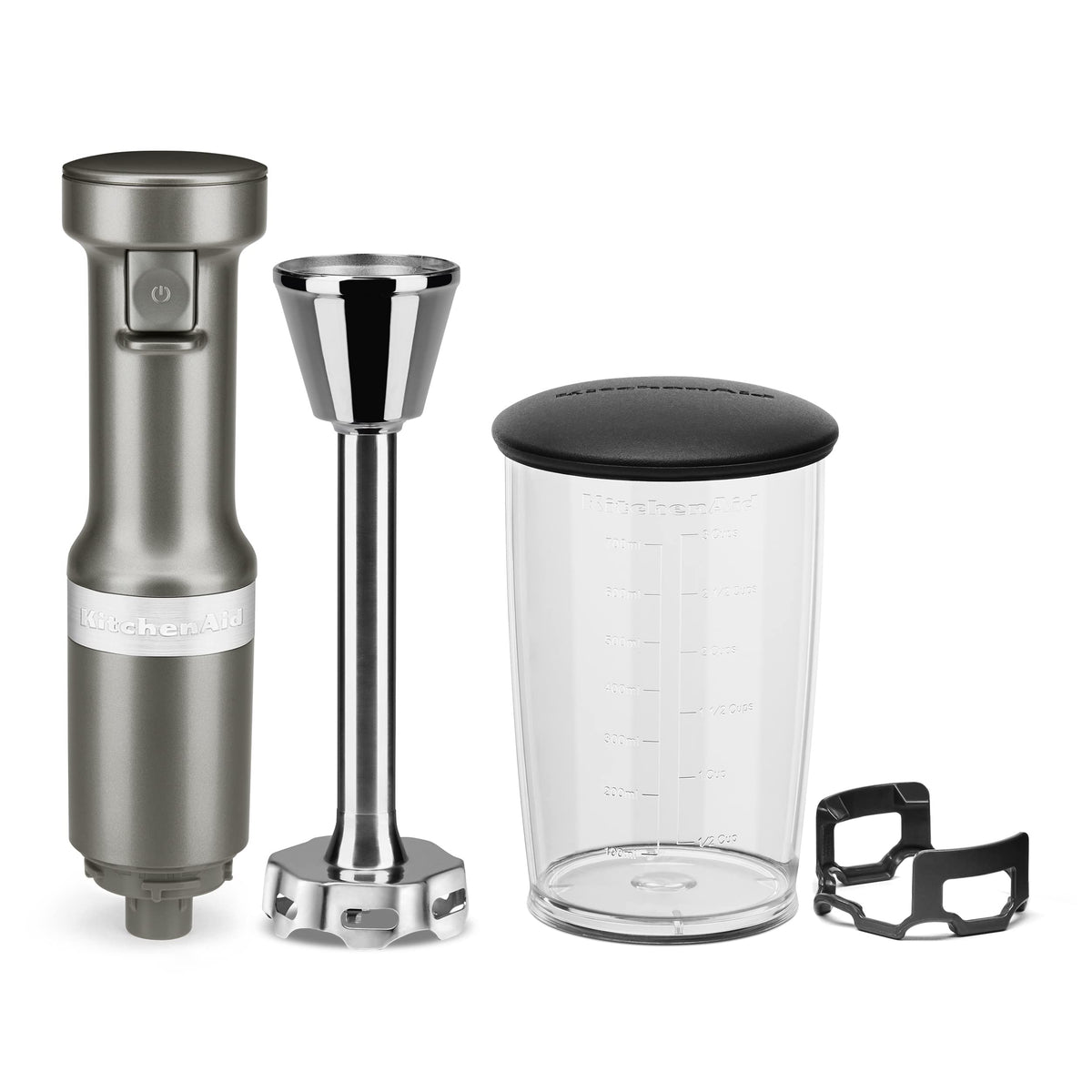 KitchenAid KHBV53 pan guard protecting cookware during blending