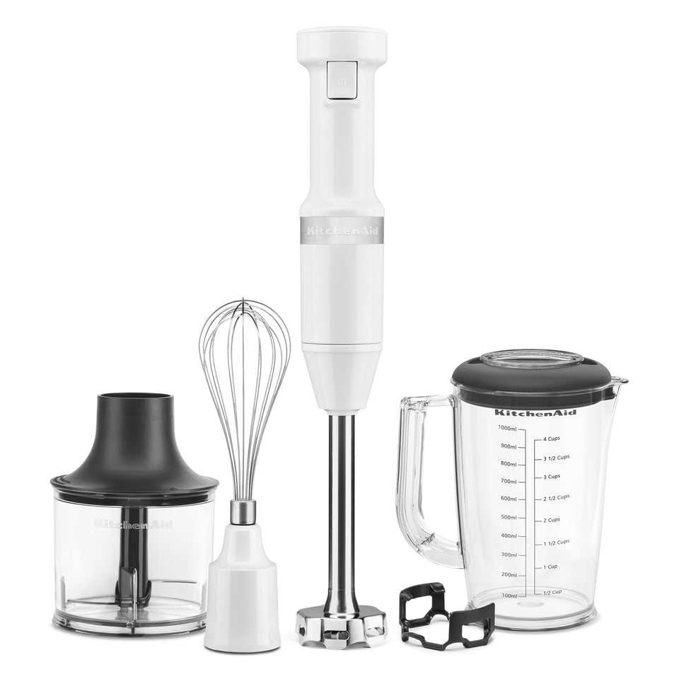 KitchenAid KHBV83WH blending arm with 8-inch blade for smoothies and soups