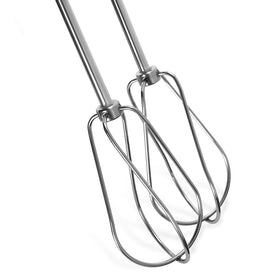 KitchenAid KHM2B turbo beater installed in hand mixer for smooth cookie dough