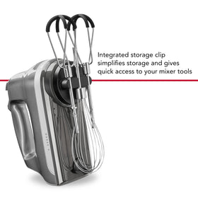 KitchenAid KHM6118 pro whisk attachment whips eggs whites and cream.