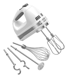 KitchenAid KHM926 hand mixer with versatile speed control for mixing and kneading tasks.