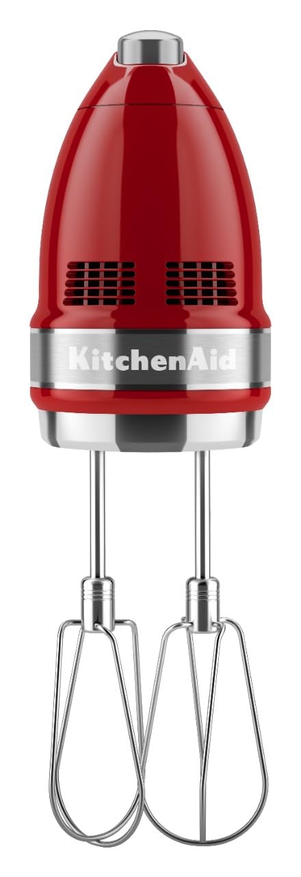 KitchenAid KHM926ER Empire Red with Turbo Beater II, sturdy attachments for dense mixtures