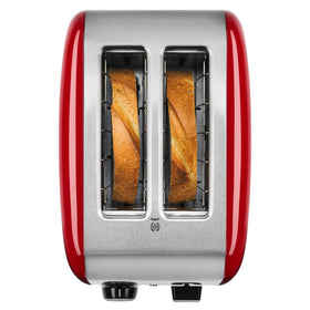 KitchenAid KMT2115ER Empire Red, wide slots ideal for bagels and artisan breads.