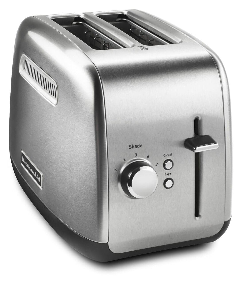 KitchenAid 2-slice toaster with extra-wide slots for bagels and thick bread