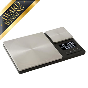 KitchenAid KQ909 two-line backlit display enables simultaneous readings for both platforms.