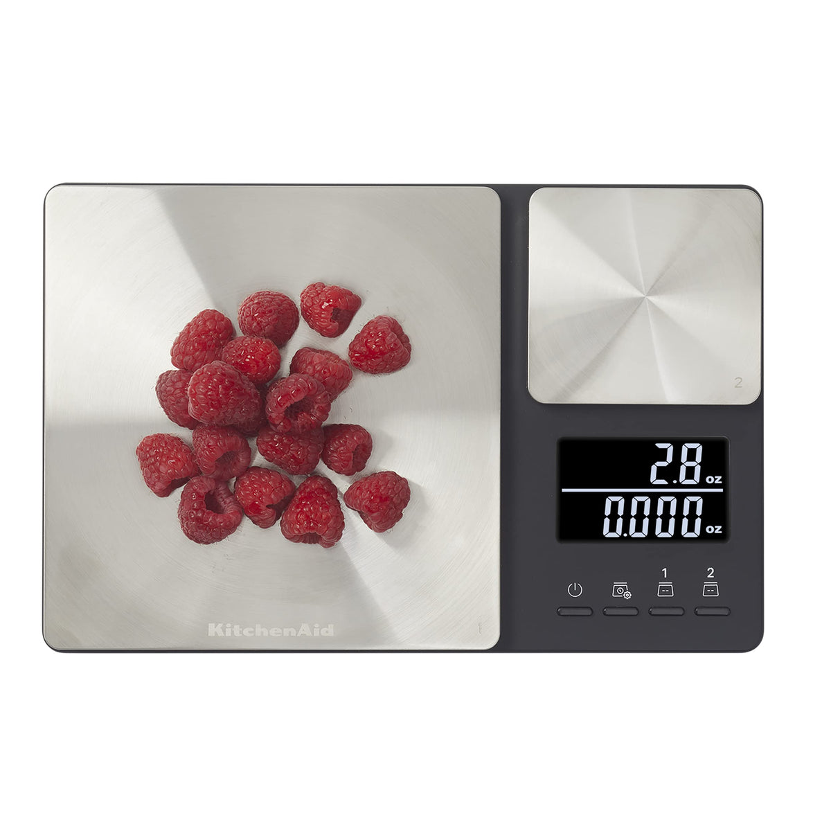 KitchenAid KQ909 stainless steel surfaces are durable and easy to wipe clean.