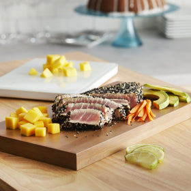 KitchenAid KQ913 TARE function zeros containers for multi-ingredient weighing.