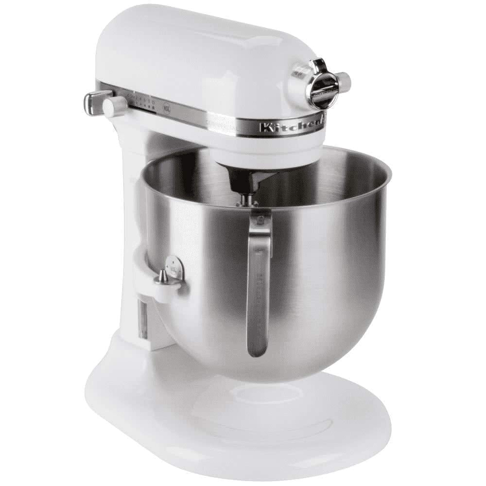 KitchenAid KSMC8QBOWL brushed stainless steel finish supports durable, long-lasting performance.