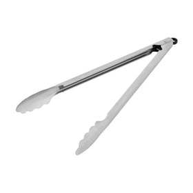 KitchenAid long tongs 14-inch with scalloped edges for secure grip during flipping