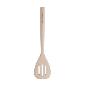 KitchenAid maple wood handle closeup highlighting durable craftsmanship