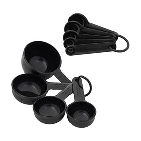 KitchenAid soft-grip measuring cup and spoon set for comfortable control.