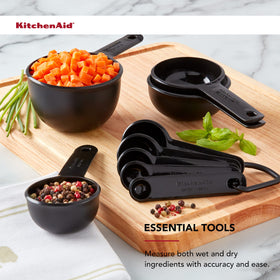 KitchenAid 1-cup and other sizes with high-contrast readings.