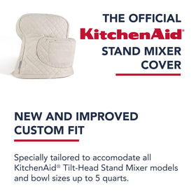 Kitchenaid Milkshake cover folds flat for compact storage.