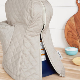 Kitchenaid Milkshake cover fits tilt-head mixers with 3–5 qt bowls.