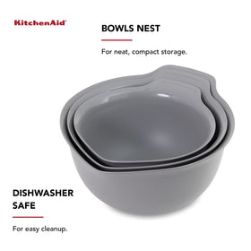 Close-up of the non-slip base on KitchenAid bowls for steadier prep