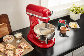 KitchenAid Pastry Beater scraper included for easy cleanup